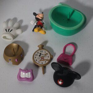 Lot of 8 Mr Potato Head Disney Parks Glove Mickey Accessories Ariel Crown Tiara